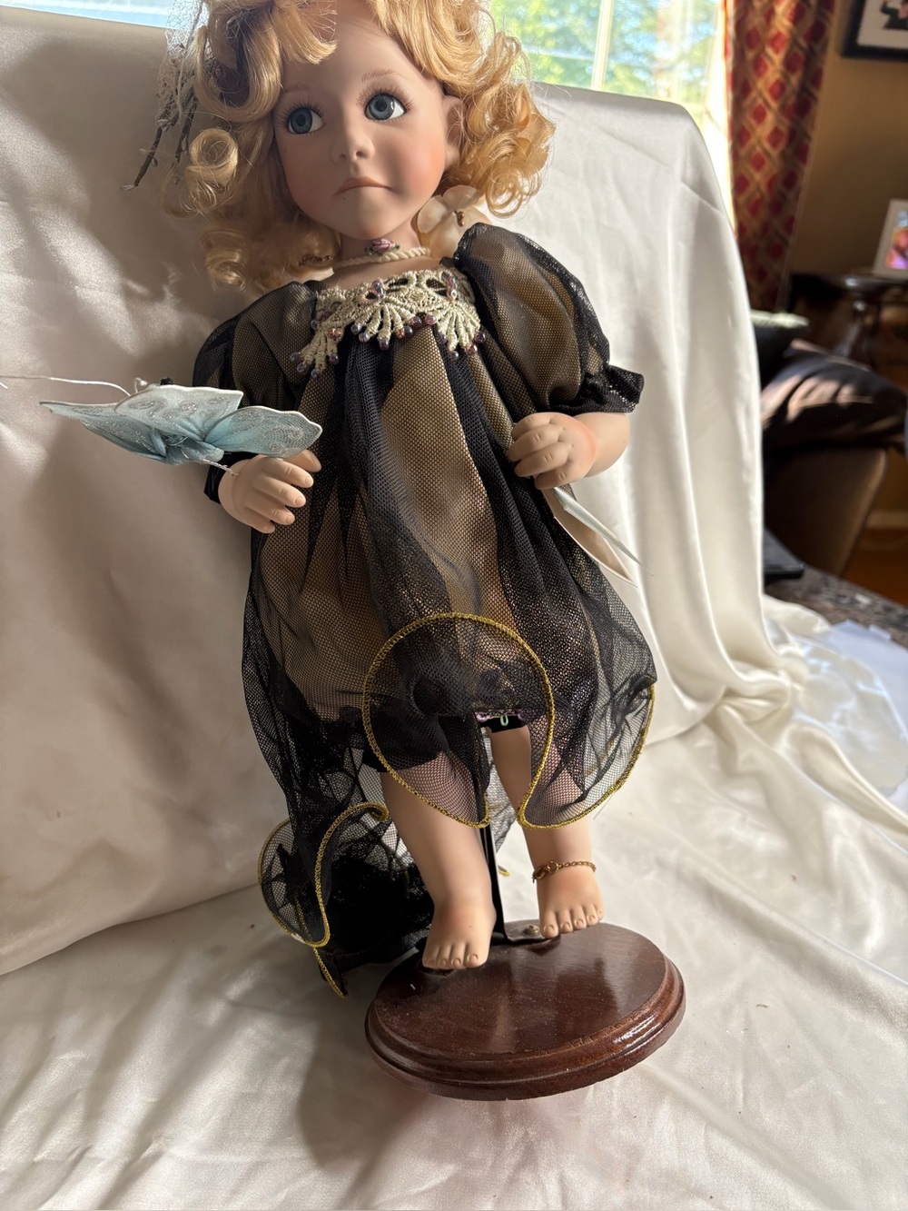 1998 Geppeddo Doll Ariel Fairy Of The Forest Limited Edition S1 WITH WINGS